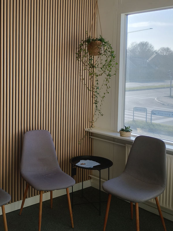 venteværelse i Vejlby Sundhedshus